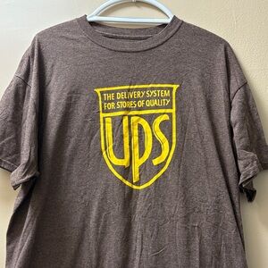 Brown UPS Logo T-Shirt